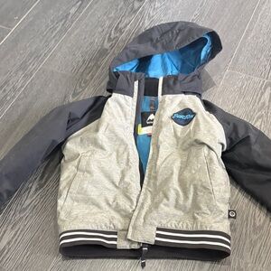 Burton Kids' Gray and Blue Ski Jacket Size 4T